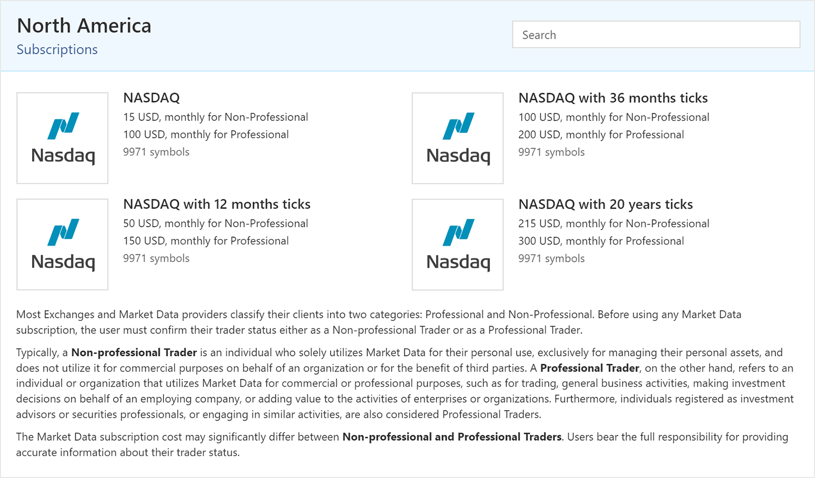 Select a suitable plan and connect the subscription to your demo account in MetaTrader 5