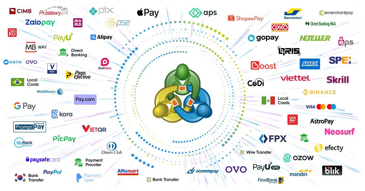 Over 40 payment methods are available in MetaTrader 5