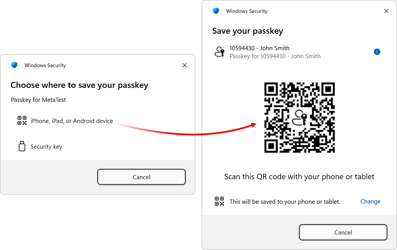 Creating a Passkey Creating a Passkey
