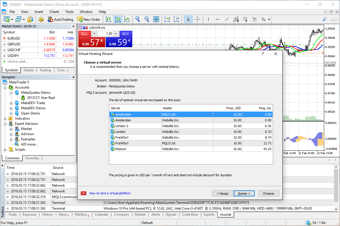 Metatrader online deals