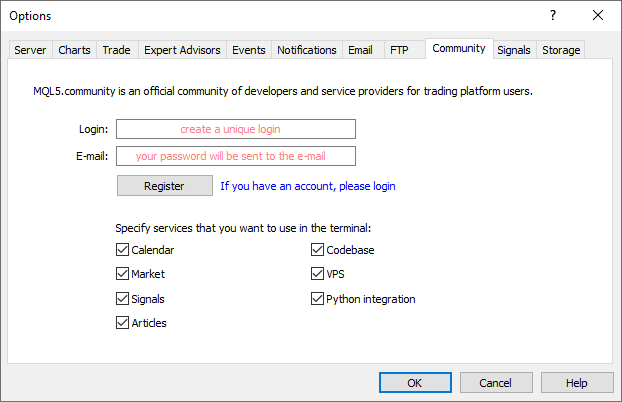 La communauté de traders de la MQL5.Community fournit des services utiles : boutique d'applications, trading par copie, hébergement et service freelance