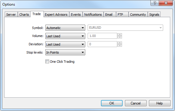 Platform Settings Getting Started Metatrader 5 - 